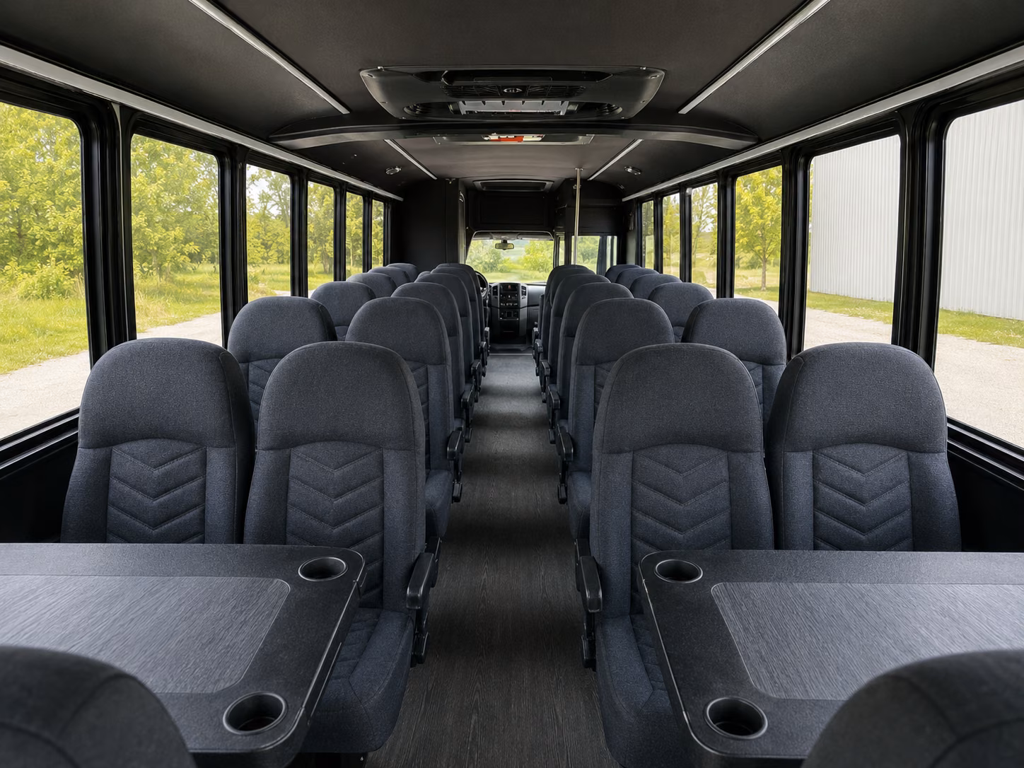 lynn 18 passenger minibus inside