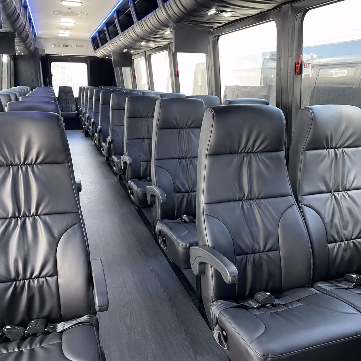 lynn 25 passenger minibus inside
