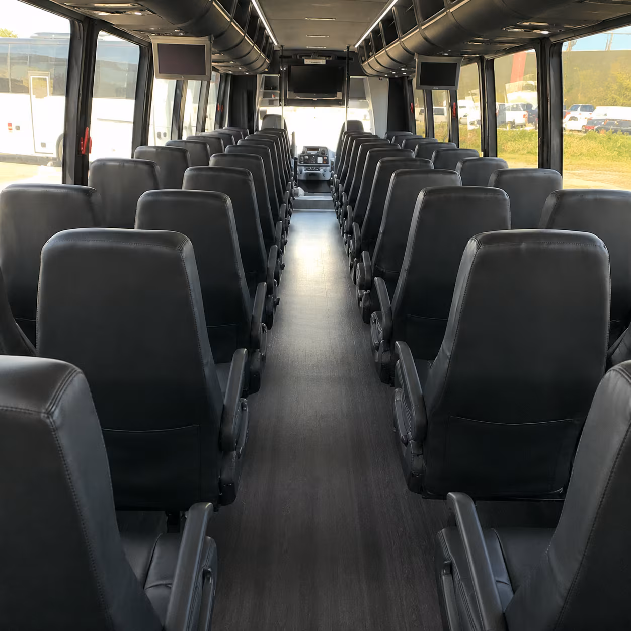 lynn 28 passenger minibus inside