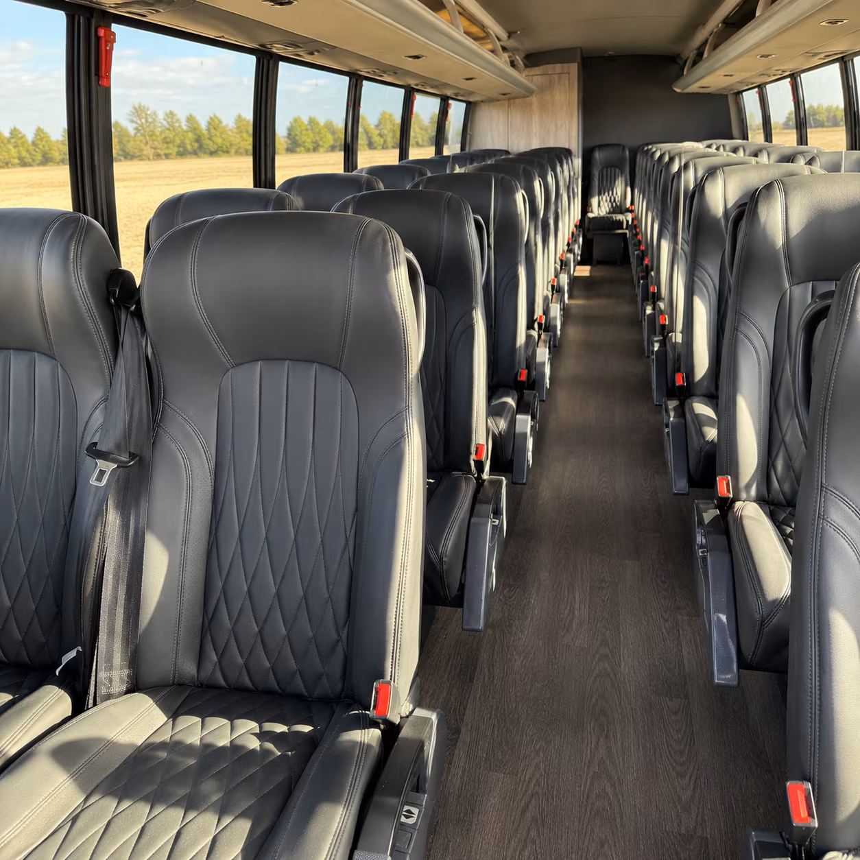 lynn 30 passenger minibus inside