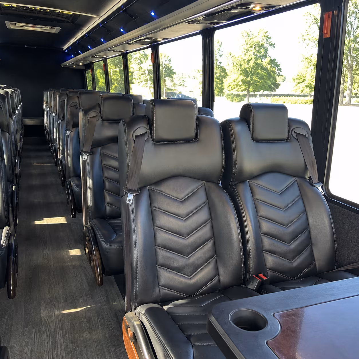lynn 35 passenger minibus interior