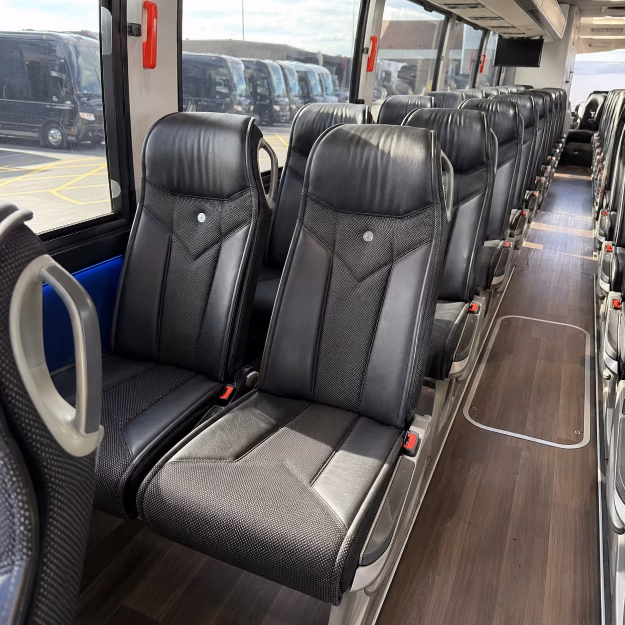 lynn 40 passenger charter bus interior