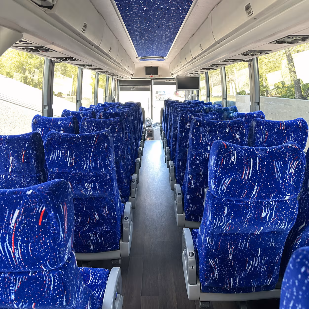 lynn 50 passenger charter bus interior