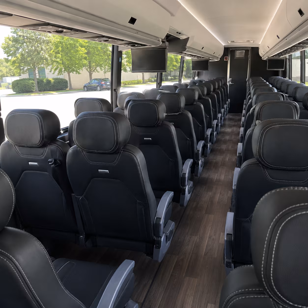lynn 56 passenger charter bus interior